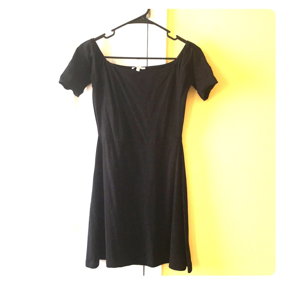 Off the shoulder skater dress